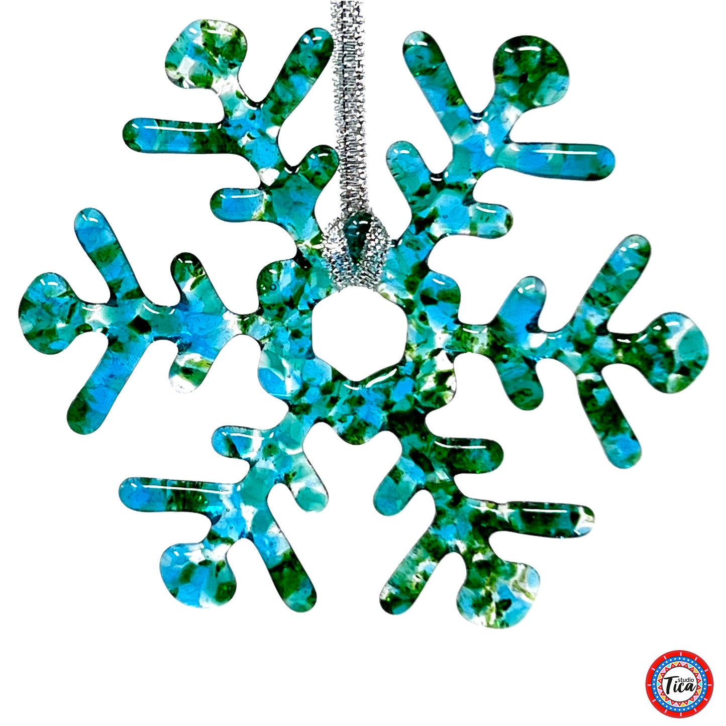 studioTica® Glass Snowflake - Aiden