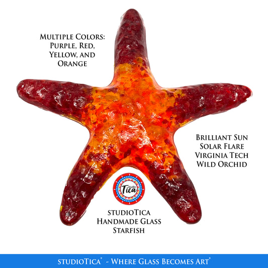 Handmade  Glass Starfish - Cosmic Collection by studioTica