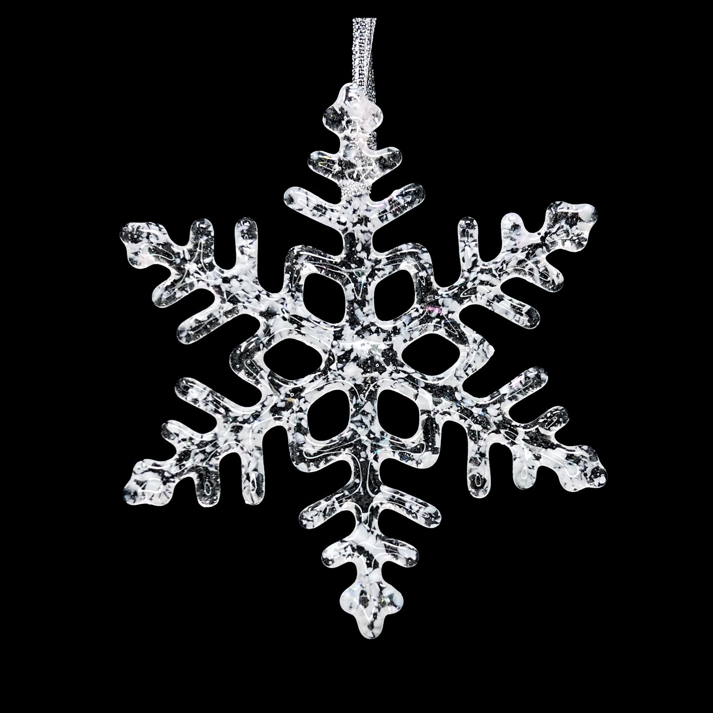 studioTica® Glass Snowflake - The Blizzard