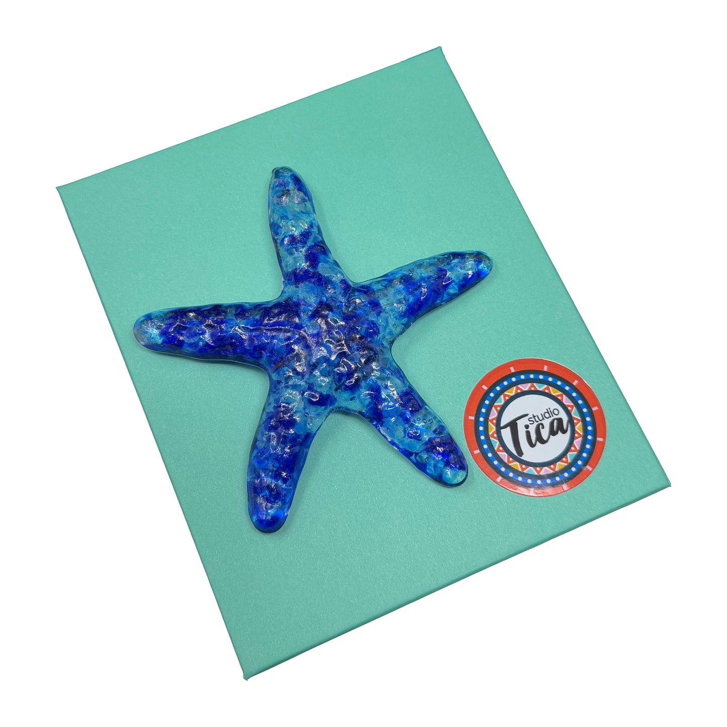 studioTica® Glass Starfish - Cosmic Collection