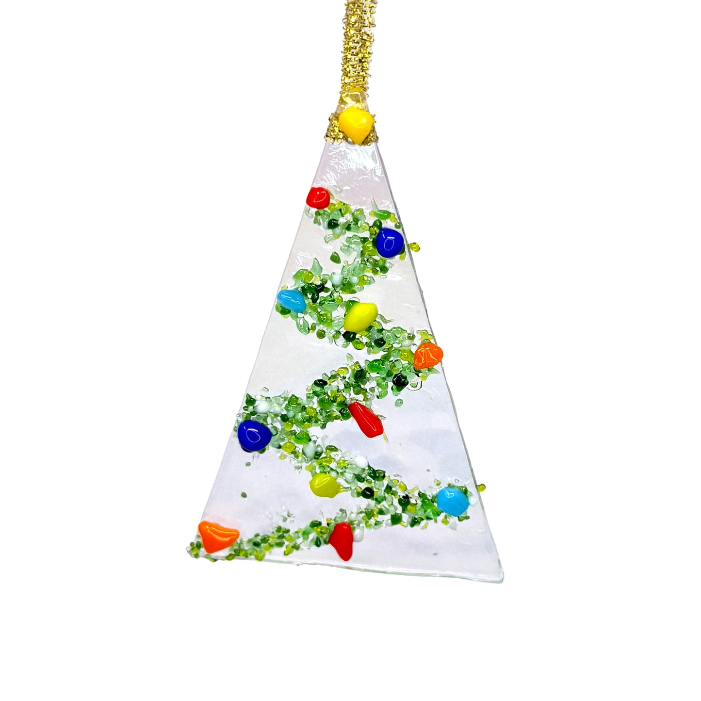 Handmade Glass Ornament - Simple Tree and Minis