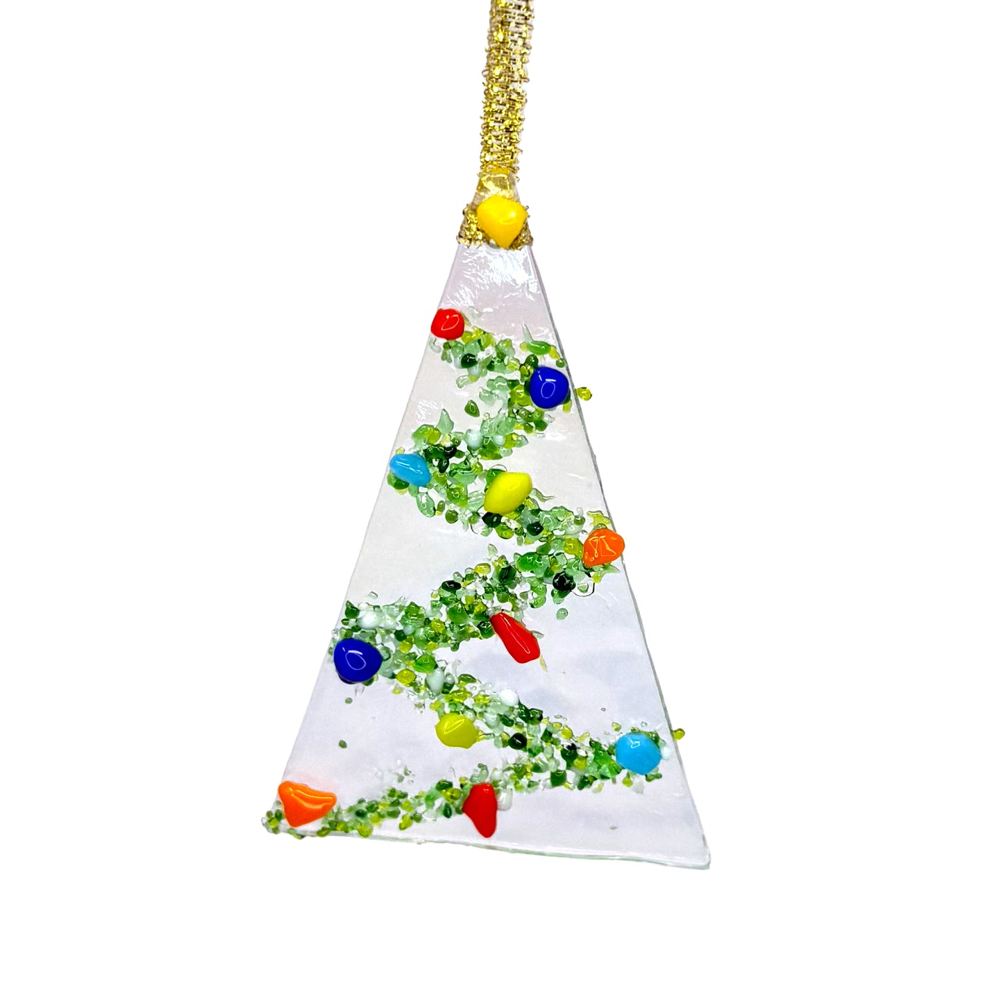 Handmade Glass Ornament - Simple Tree and Minis