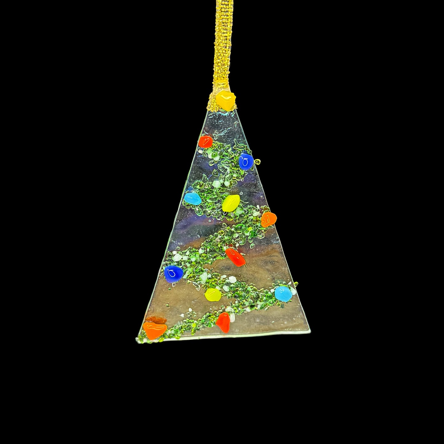 Handmade Glass Ornament - Simple Tree and Minis