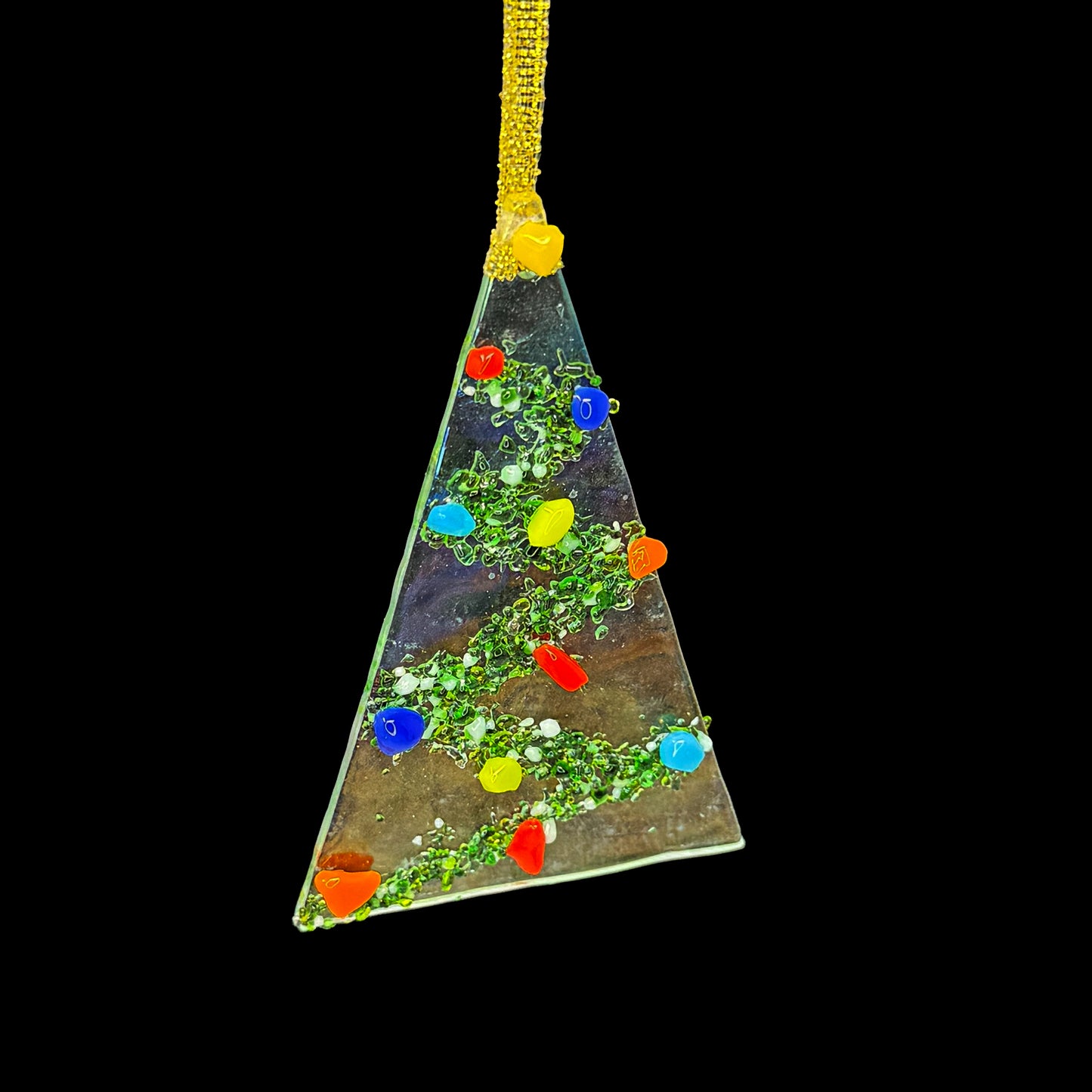 Handmade Glass Ornament - Simple Tree and Minis
