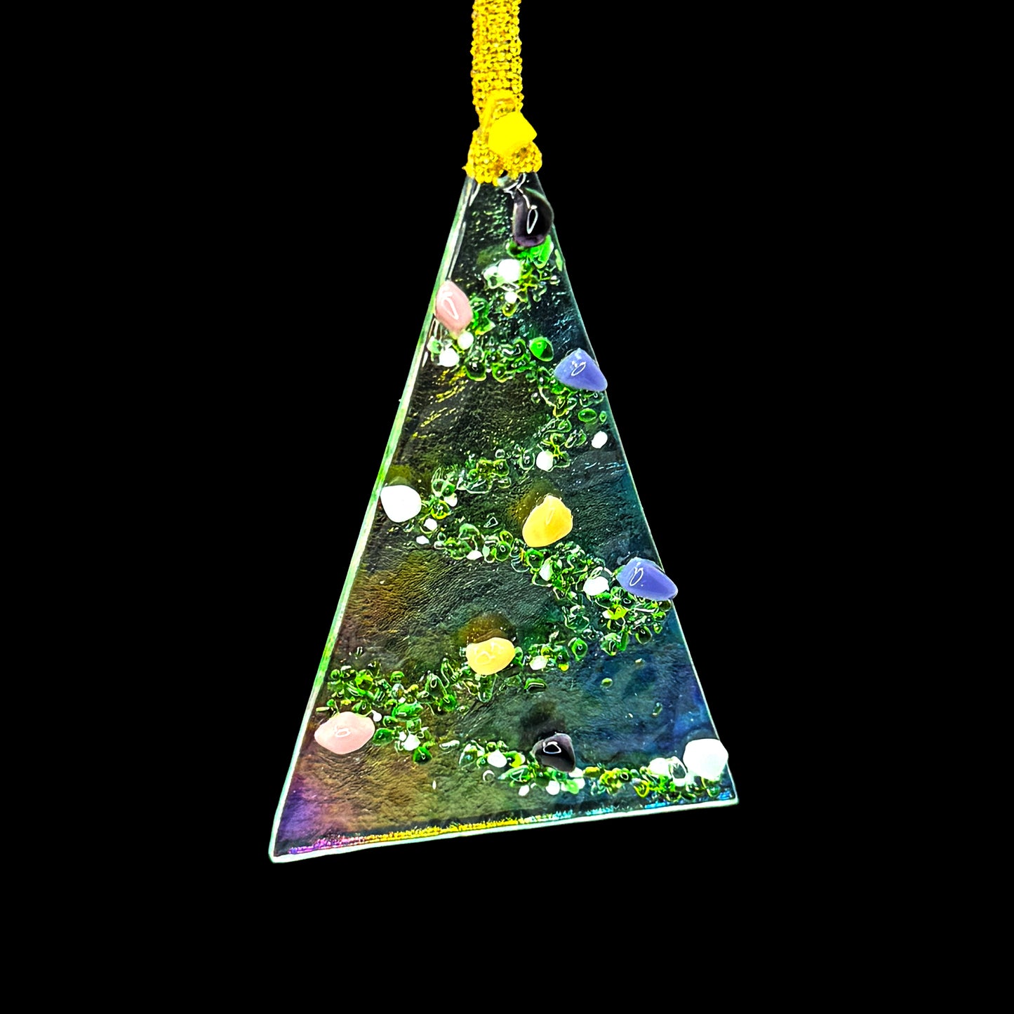 Handmade Glass Ornament - Simple Tree and Minis