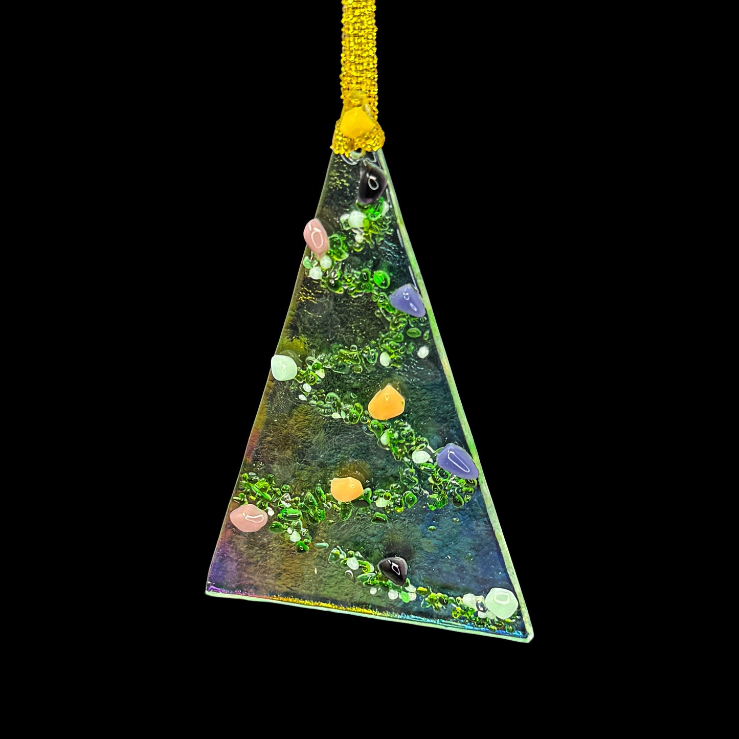 Handmade Glass Ornament - Simple Tree and Minis