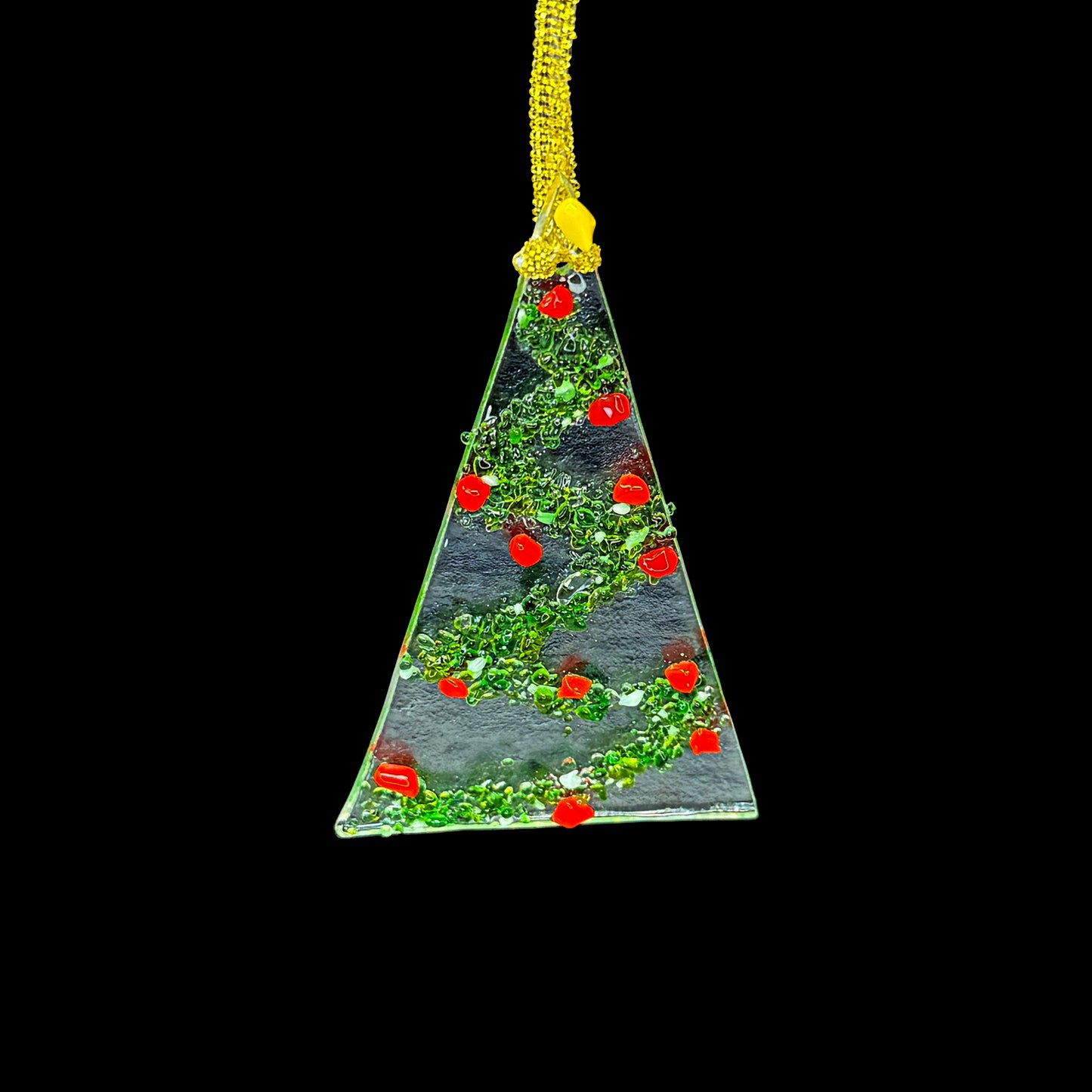 Handmade Glass Ornament - Simple Tree and Minis